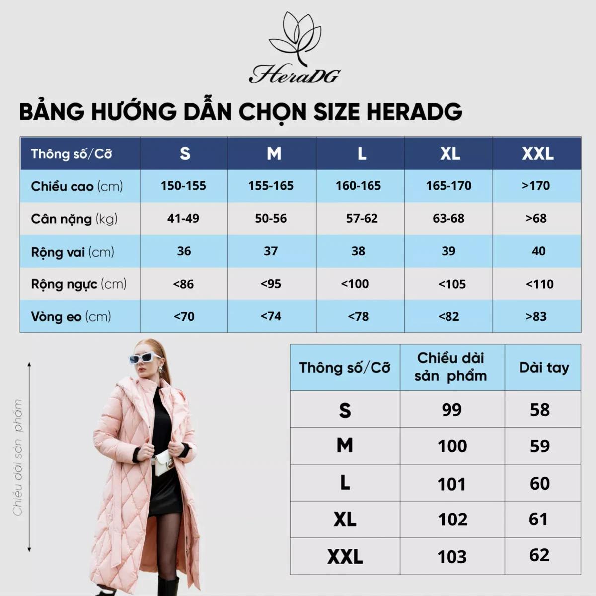 Áo phao 3 lớp dáng dài lookbook