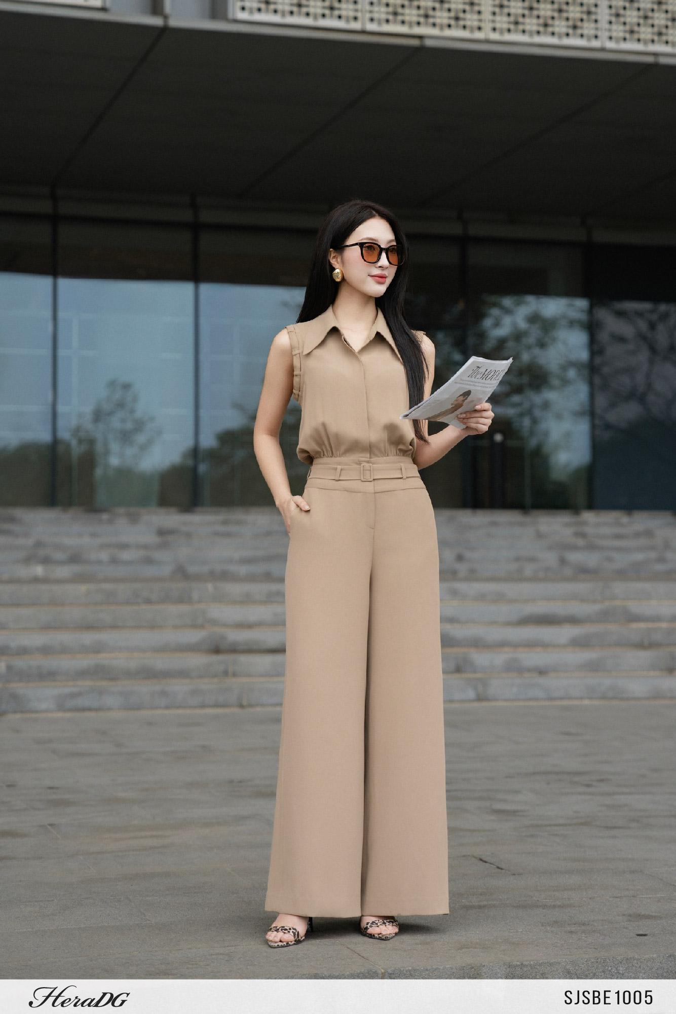 Jumpsuit dài,có đai rời