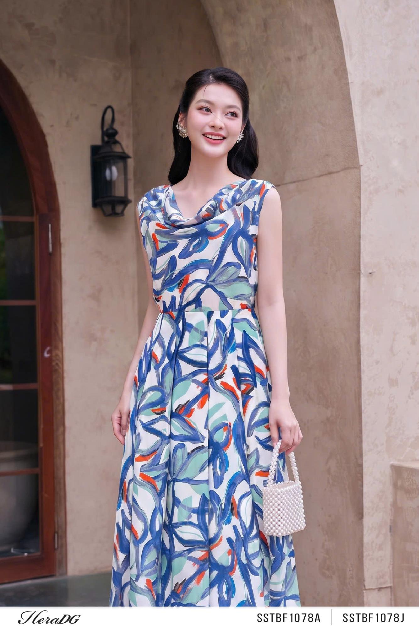 Áo họa tiết cổ đổ