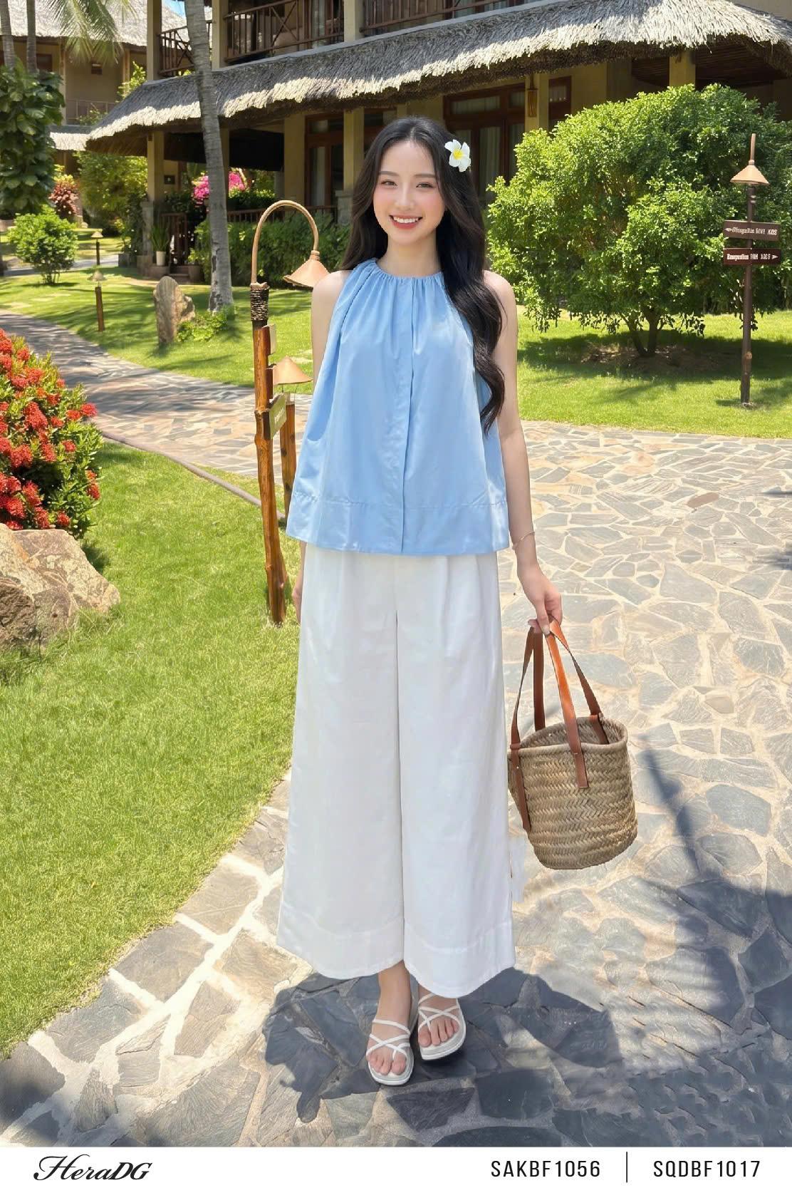 Quần khaki dáng suông