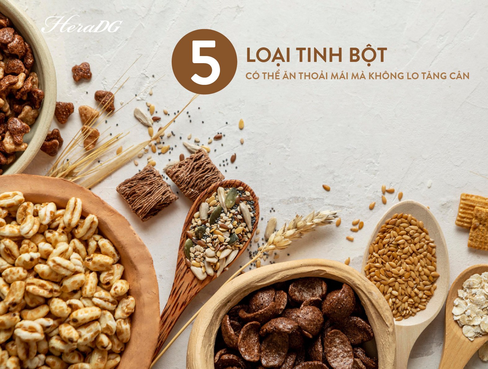 5 LOẠI TINH BỘT CÓ THỂ ĂN THOẢI MÁI MÀ KHÔNG LO TĂNG CÂN
